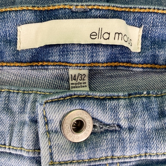 Ella Moss High Waist Straight Leg Ankle Jeans - Picture 12 of 15